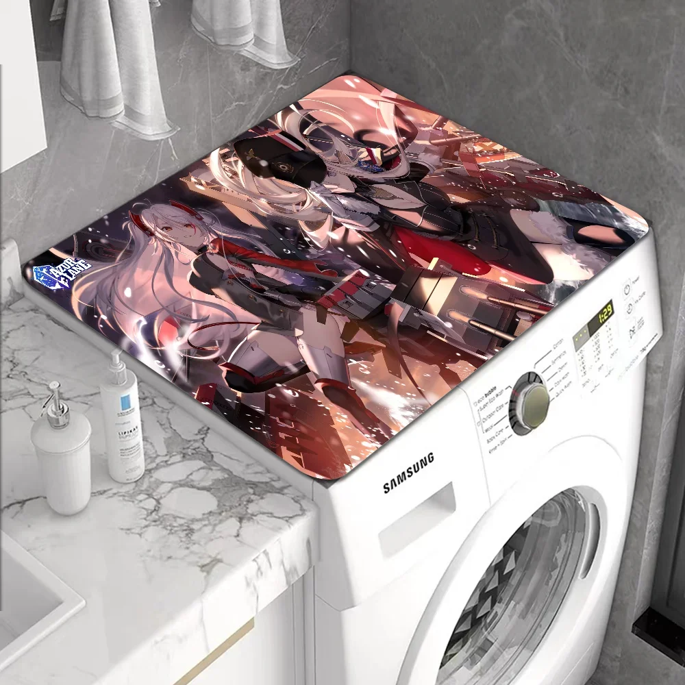 Bismarck Zwei Azur Lane Game Anime Coffee Cup Ironing Mat Modern Art Texture Drying Mat Kitchen Counter Coffee Bar Drain Mat