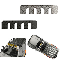 Simulation Luggage Rack Front End Metal Anti-slip Protective Panel for 1/10 FMS FCX10 LC80 Accessories