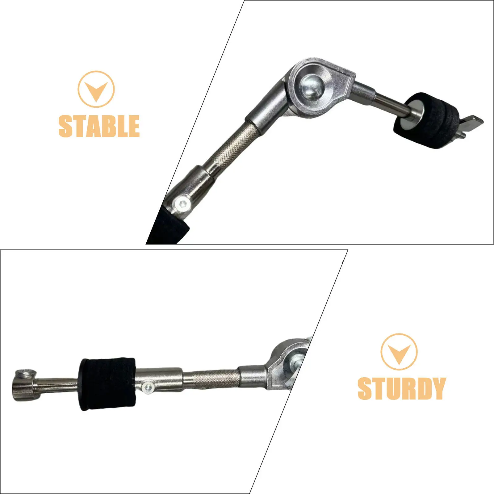 Cymbal Accessory Arm Holder Extension Mounting Attachment Adjustable Boom Bracket Clamp