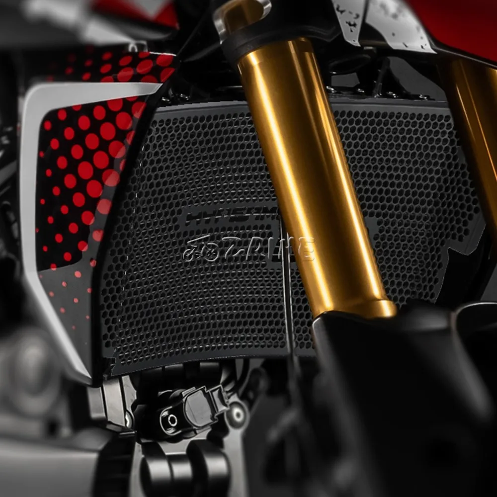 

Motorcycle Radiator Guard Protection Engine Cover Protector engine grille FOR Ducati Hypermotard 698 Mono RVE 2024 2025 2026