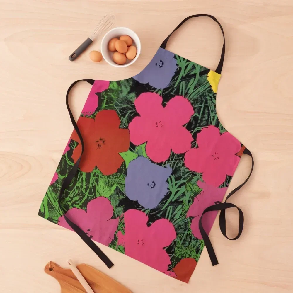 

Andy Warhol Apron Trim Cloth carpenter with personal logo man chef uniform Apron