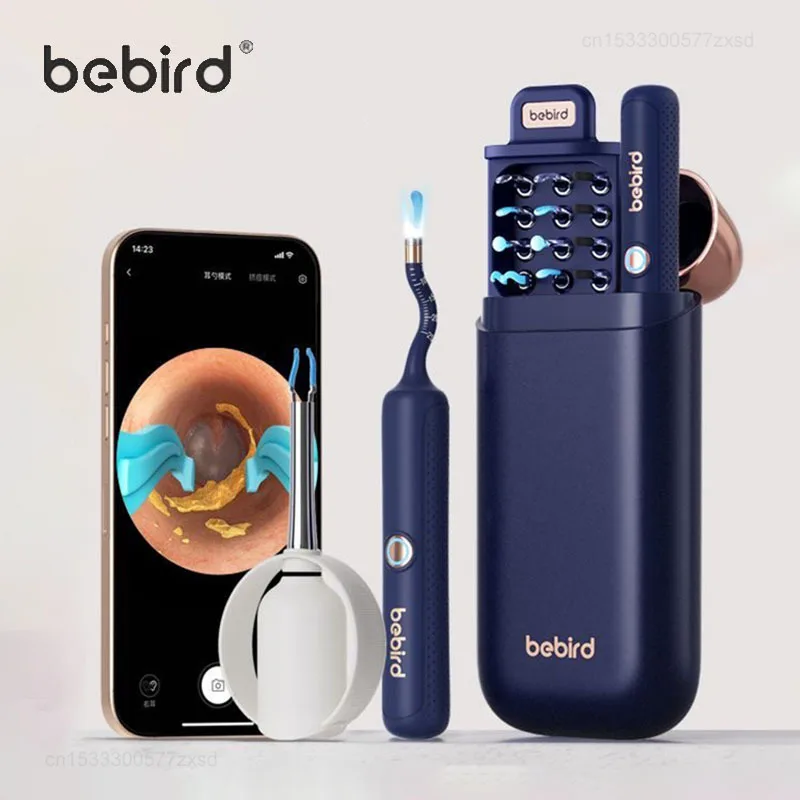 

Bebird EarSight Plus I35R-R37R-D39R Компактные универсальные инструменты для визуального удаления серы в ушах Портативный очиститель ушей отоскоп для полости рта Камера