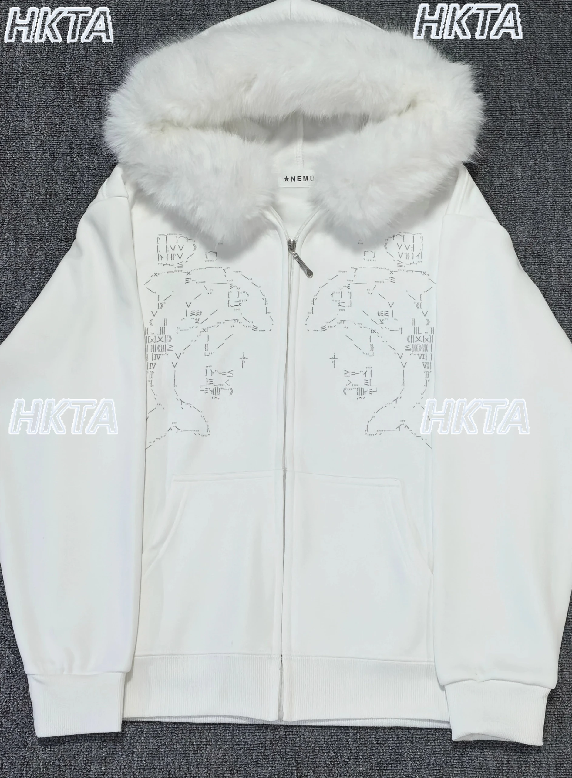 Dulce viajero sudaderas chaqueta con capucha invierno nuevo polar lindo dibujos animados suelto Casual abrigos blancos sudaderas con capucha cárdigan Top para mujer