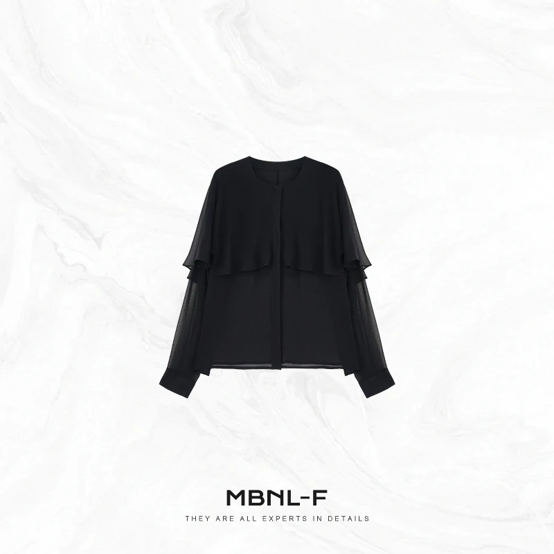 

MBNLF 'Summer Breeze' Chic Sensation Daily mat Sun Protection Top Trendy Transparent Design Women's T-irt XMXSY342