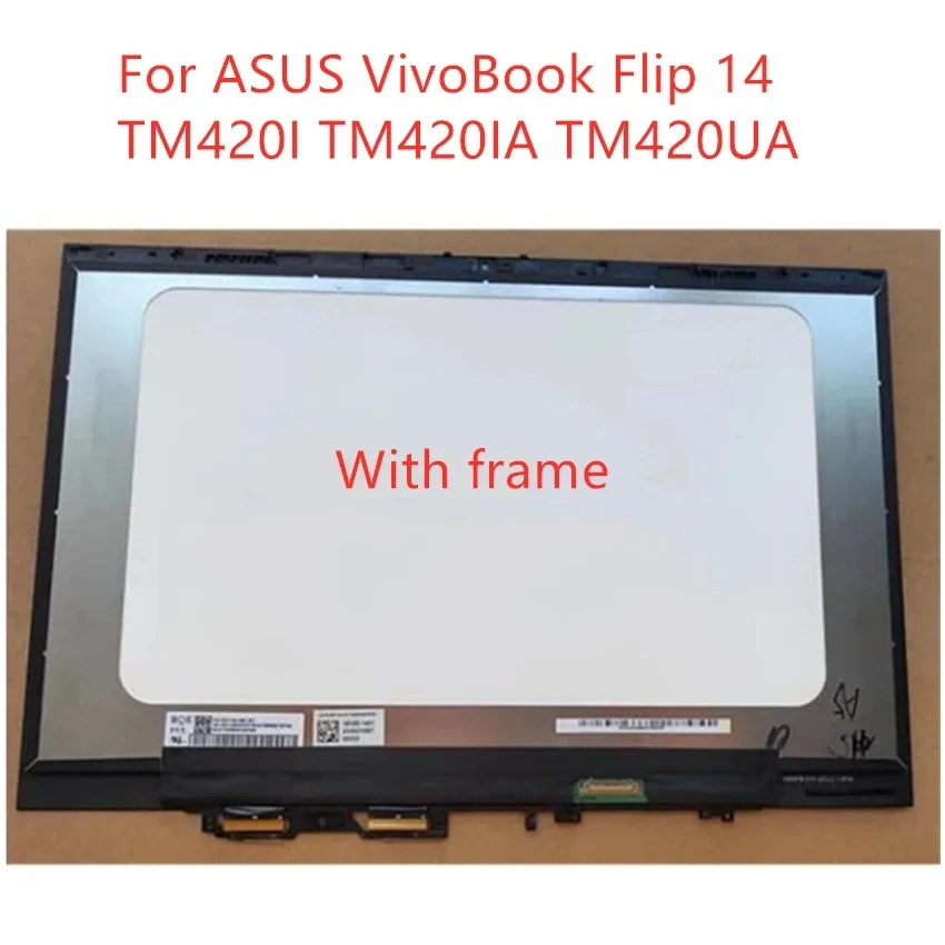 Original 14'' For Asus VivoBook TM420 TM420U TM420UA TM420I TM420IA TP420 TP420IA TP420LA Udisplay touch screen lcd assembly FHD