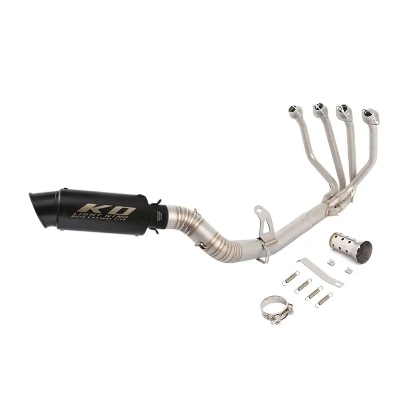 

For CFMOTO 500SR 500VOOM 2024 2025 Motorcycle Full Exhaust System Header Link Pipe Slip On 51mm Muffler Stainless Steel Silencer