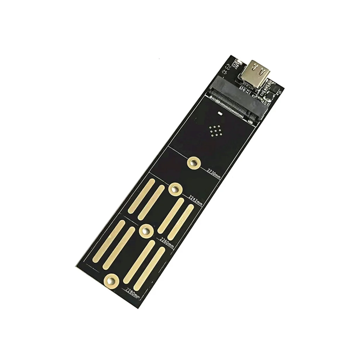 

M.2 Ngff USB3.0 Type-C Conversion Card Sata Solid-State Disk to Serial Port Mobile Storage Conversion Card