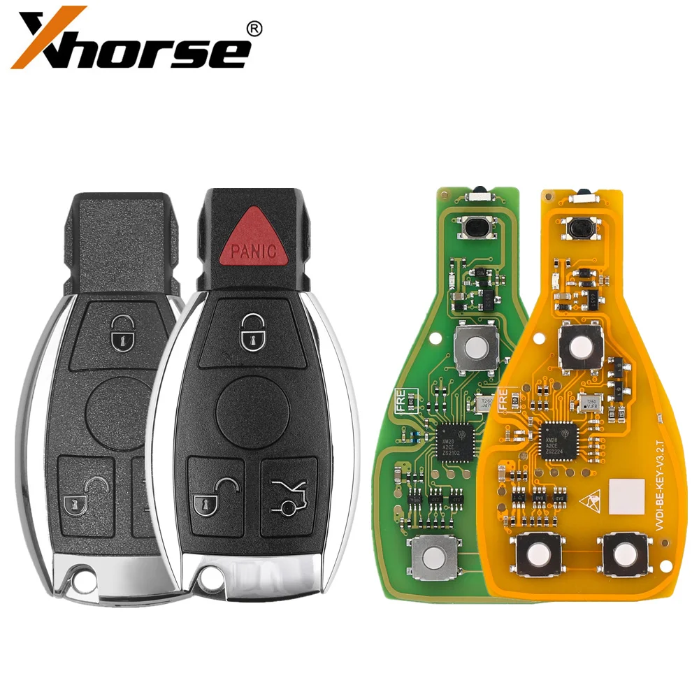 Xhorse VVDI BE Key Pro Improved Version with Smart Key Shell 3 Button /4 Buttons for Benz