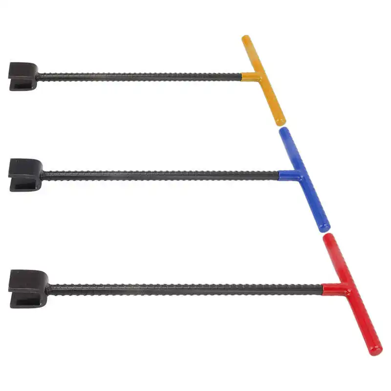 41X19.5cm Steel Water Meter Key Wrench Multifunction T Handle Curb Key With 4 Way Utility Tool For Valves Faucets