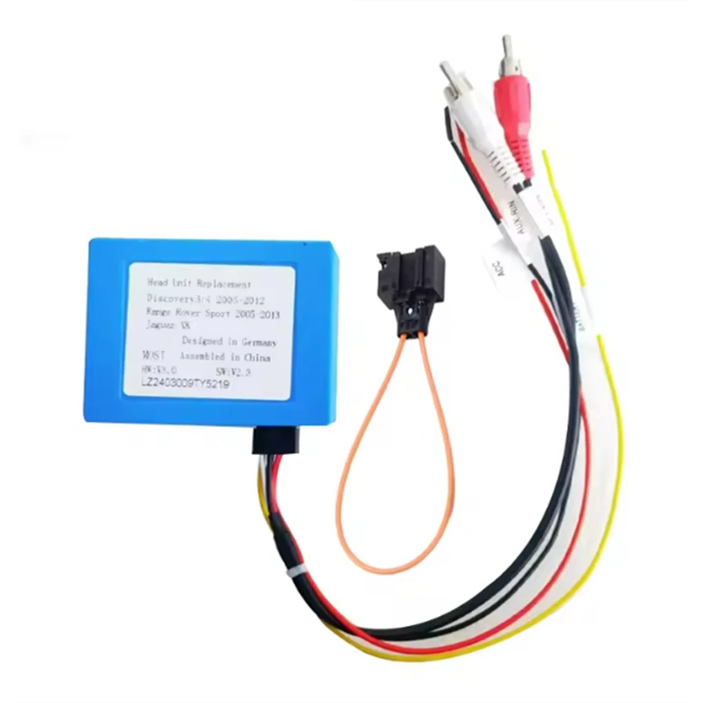 Compatible Aux Optical Fiber Optic Box Decoder Amplifier Adapter for Range Sport 3 XK