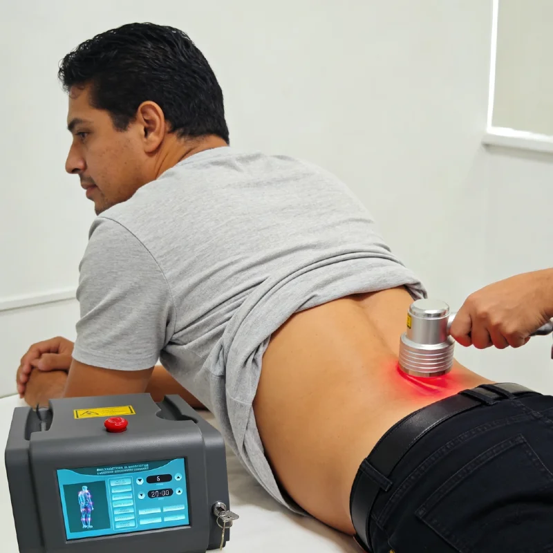 High Power 1055mW Cold Laser Physiotherapy Instrument 808nm NIR Light for Arthritis Wound Healing Joint Pain 16 Diodes