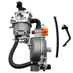 Generator Dual Fuel Carburetor LPG NG Conversion Kit for 2.8KW GX200 170F Manual Chokes for GX160 2KW 168F