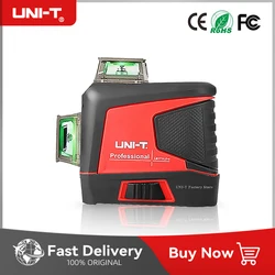 UNI-T LM576LD-e 16/12 Lines 4D Laser Level green line SelfLeveling 360 Horizontal And Vertical Super Powerful Laser level green