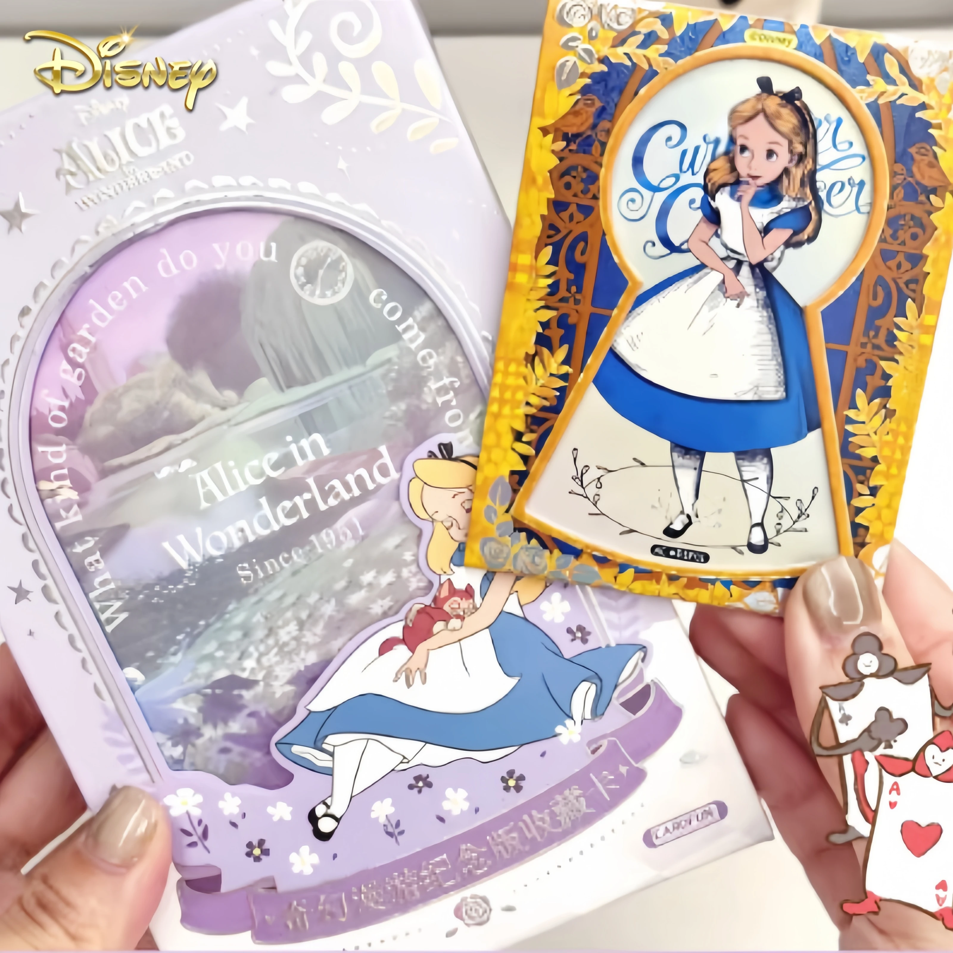 

Original Card.Fun‌ Disney Series Alice In Wonderland Collectible Cards Anime Peripheral Anime Character Cards Gifts Toys