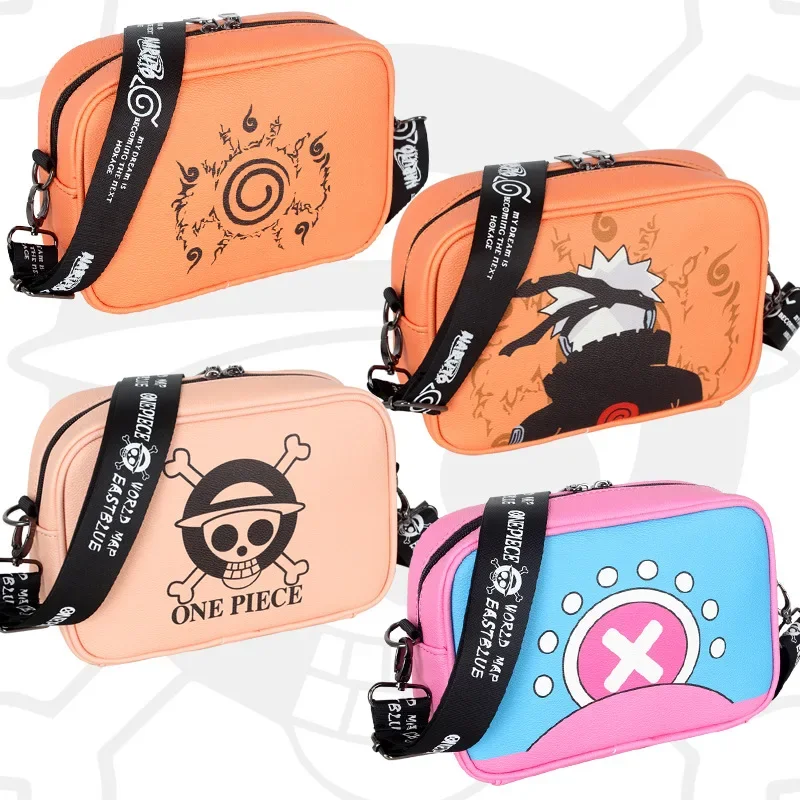 

Anime Crossbody Bag Male Students Anime One Piece Attack on Titan Naruto Personalized Small Shoulder Bag handbag fashion gifts