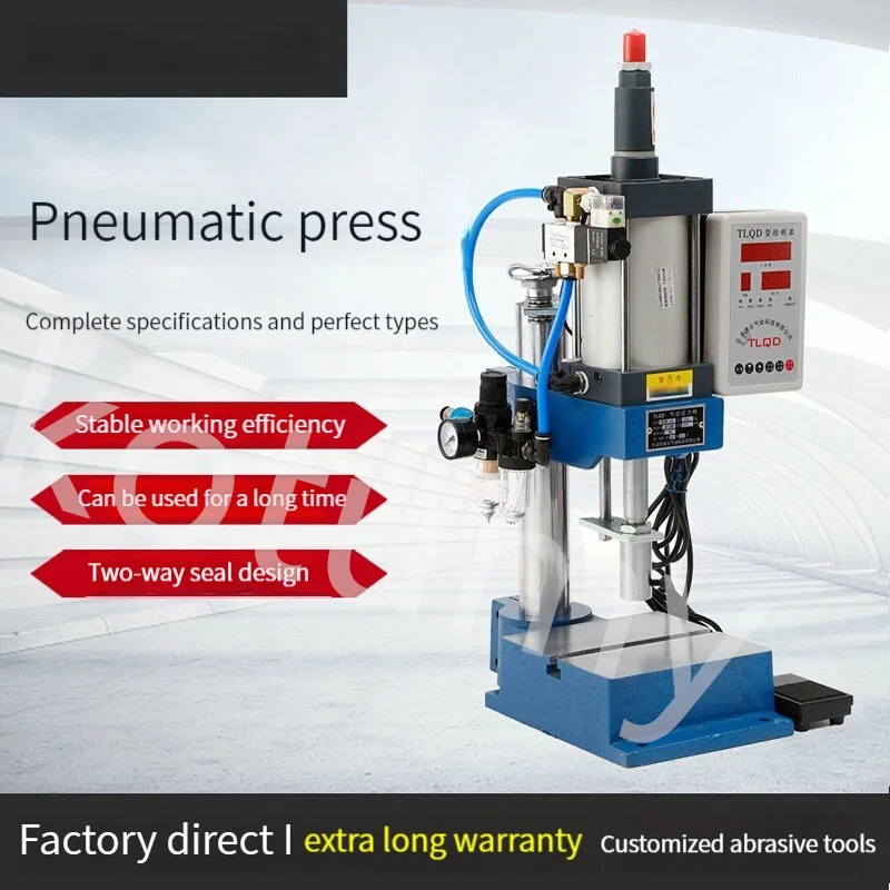 Bench Pneumatic Press Pneumatic Punch 110/220V Mechanical Press Pneumatic Machinery Punching