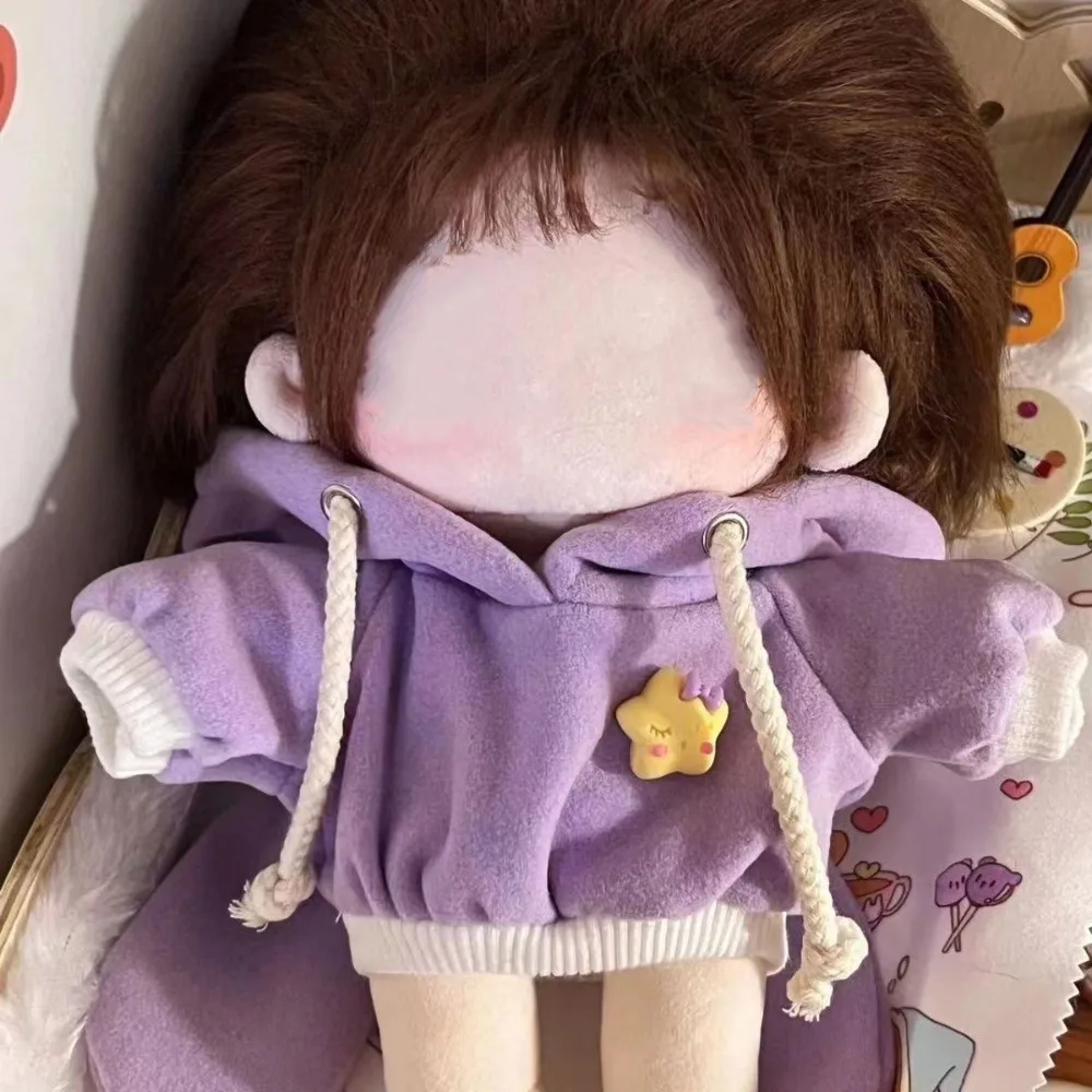 Cute Clothes Hoodies for 20cm Cotton Dolls Outfits Sweatshirt Cute Doll 20cm Clothes Hoodie Mini Mini Clothes Handmade Hoodies