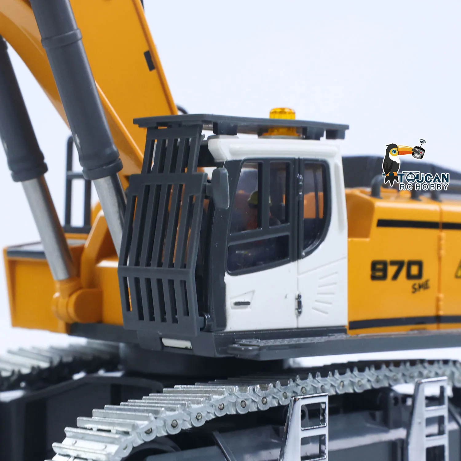 Pelle RC 1/64 – Véhicule De Chantier Télécommandé 2,4 GHz Avec Lumières Et Sons – Batterie Rechargeable – Portée 15 M – Cadeau Pour Enfants