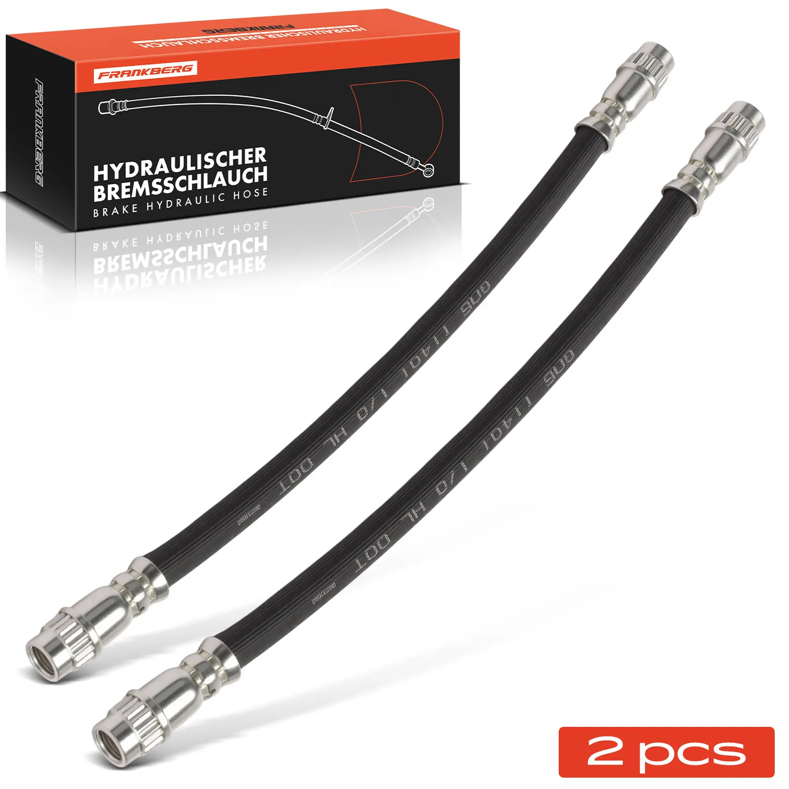 Frankberg 2x Bremsschlauch Hinterachse Links Rechts für Citroën Berlingo/Berlingo First Kasten/MPV M 1996-2015 1623256280 SL4865