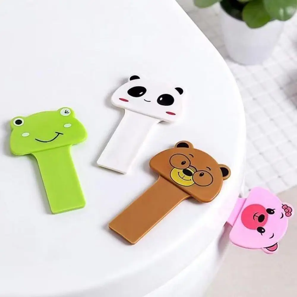 Portable Cartoon Animal Toilet Seat Lifter Toilet Lifting Device Avoid Touching Toilet Lid Handle Home Bathroom Accessories