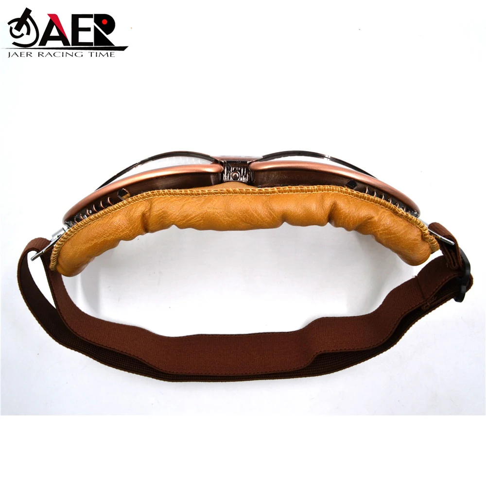 Motorcycle Vintage Old School Retro Goggles Glasses for Sport Racing Off Road Pilot Cycling Eye Ware