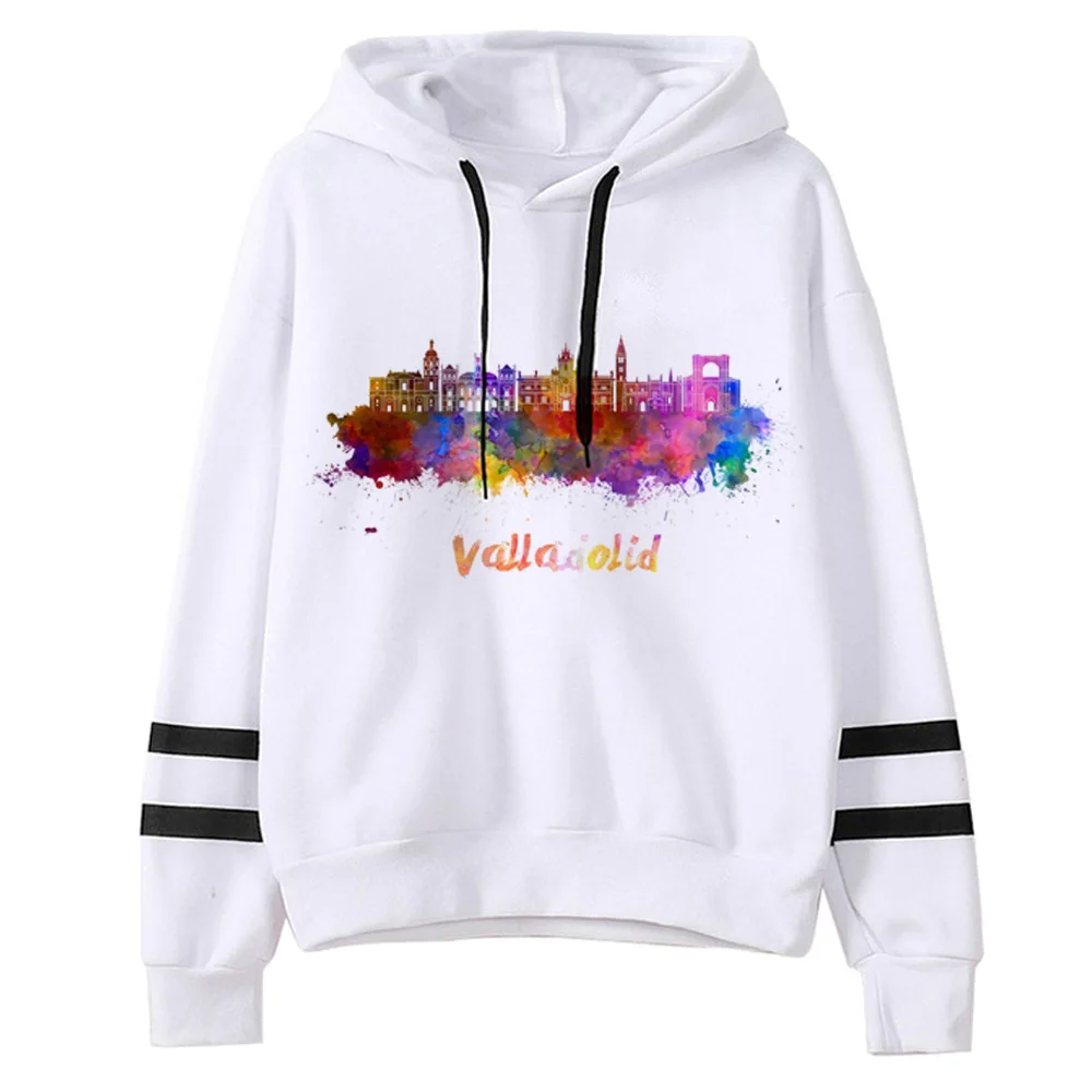 

Valladolid hoodie harajuku comic designer graphic Y2K youthful women tracksuits hoddie graphic soft fabric