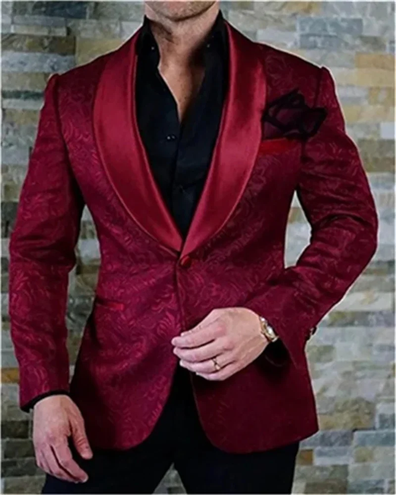 New men\'s dress men\'s wedding party dress bridegroom best man tuxedo performance suit （Jacket）