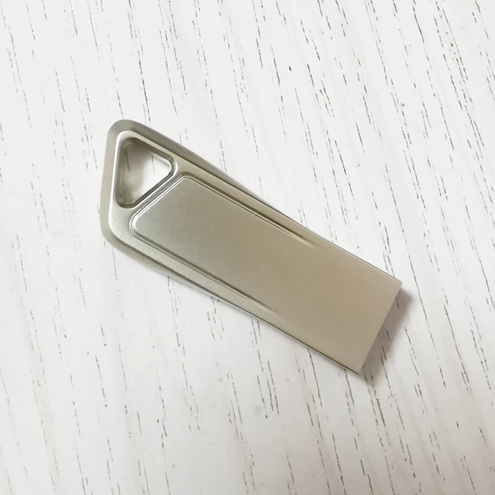10 Pieces No Logo Triangle Metal New USB Case USB Shell they suitable load for UDP flash It is no memory chip