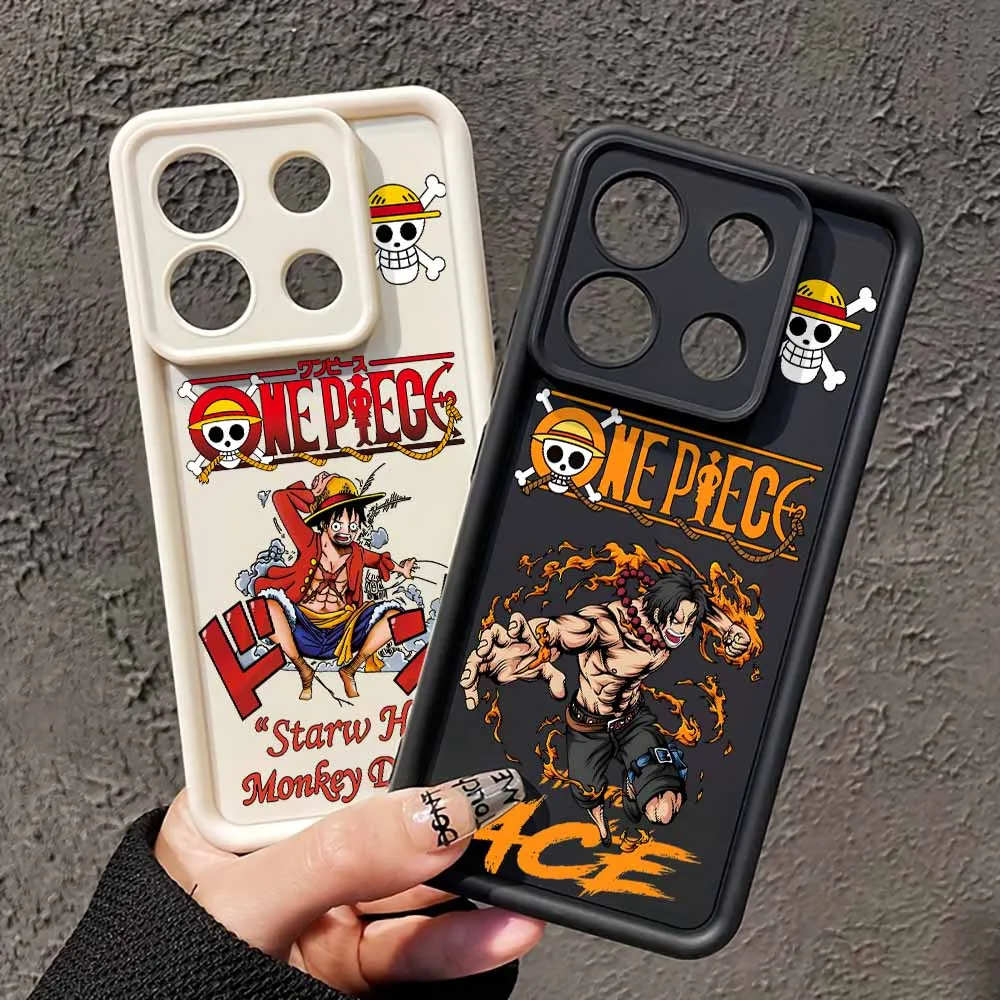 Onenr Pieces Special Anime For Samsung Galaxy S26 S25 S24 S23 S22 S21 S20 FE Ultra Plus Eyes Ladder Lanyard Silicone Phone Case