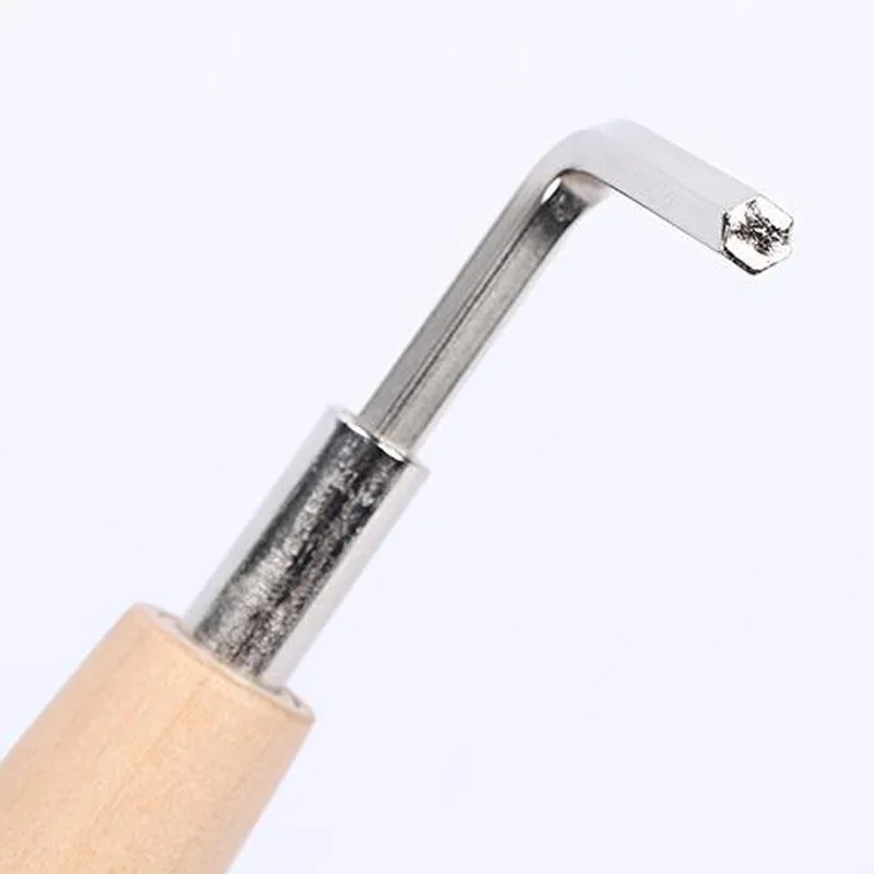 Gitarrenschraubenschlüssel, Sechskant-Einstellstab, Griff aus massivem Holz, Werkzeug zur Tonhöhenverstellung des Gitarrengriffbretts, Zubehör für Musikinstrumente, 1 Stück – Detail 8