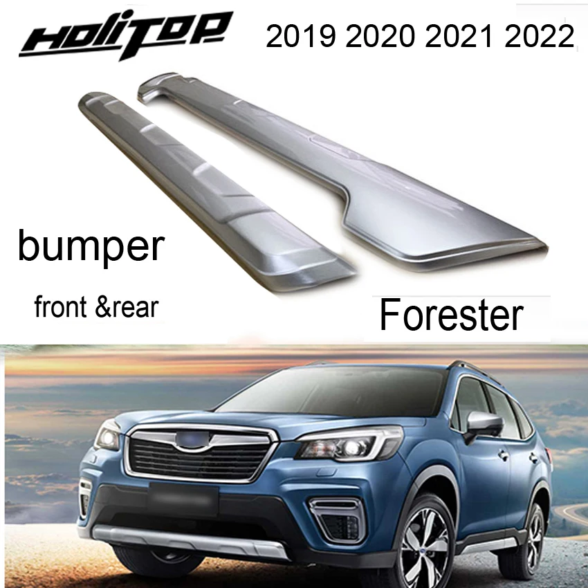 skid plate bumper guard bumper protection bull bar for Subaru Forester 2019 2020 2021 2022,ABS material,JP original style,2pcs