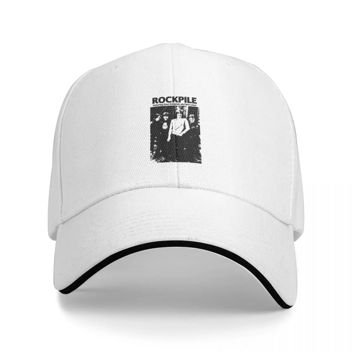 ROCKPILE NICK LOWE DAVE EDMUNDS PUBROCK PUB ROCK SUPER COOL T-SHIRT Classic T-Shirt Baseball Cap funny hat New Hat Ladies Men's