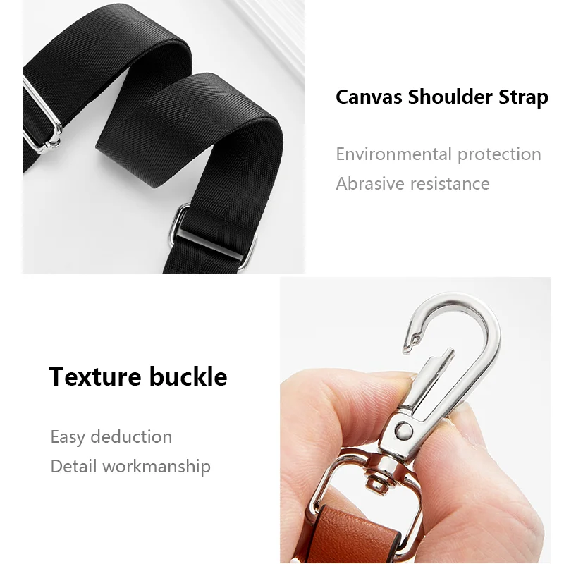 Canvas Shoulder Strap For Goyard Vendome Durable Bag Strap Slung Bag Crossbody Bag Belt Reconstruction Handbag Accessories view 3