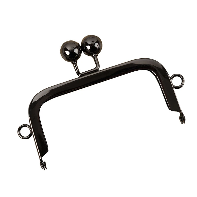 1pc 10.5cm Coin Purse Frame Hanger Embossing Rectangle Metal Kiss Clasp Lock Accessories Frame Handle for Wallet Handbag Parts