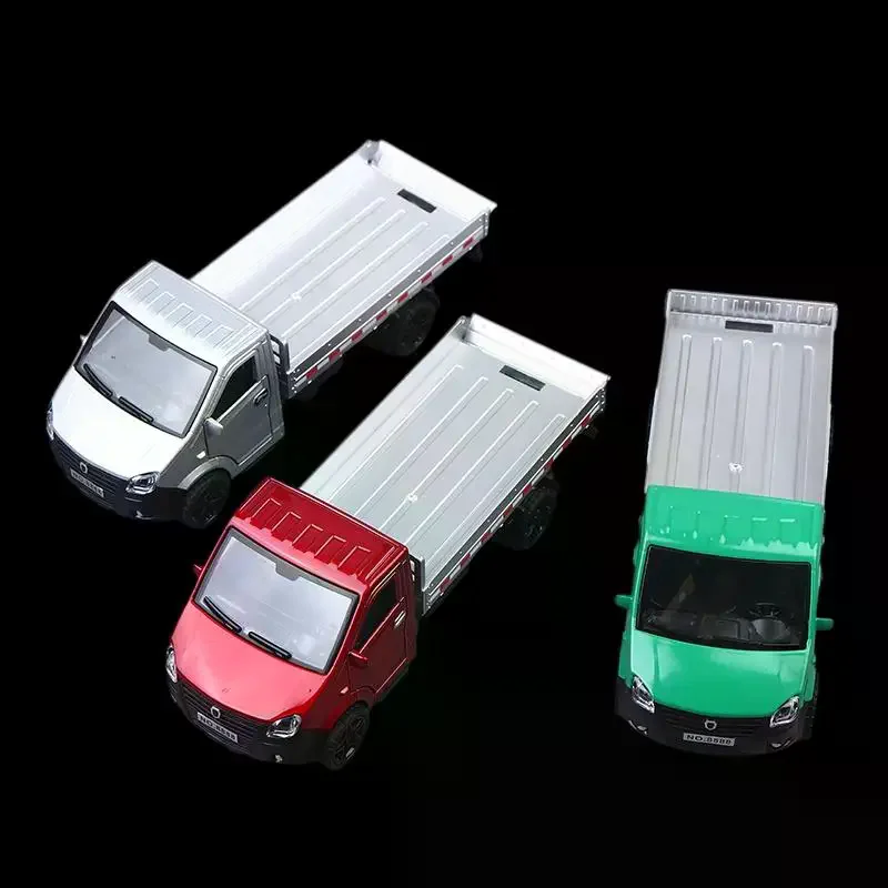 1/36 Scale Die-Cast Metal Toy Truck, Three-Door Design, Pullback Feature, Holds Cargo, Boy's Toy