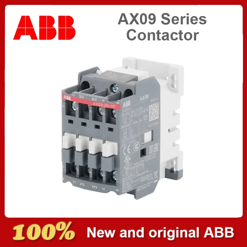 

Original ABB AX09 Series AC Contactor AX09-30-10 AX09-30-01 AX12-30-10 AX12-30-01 AX18-30-10 AX18-30-01 AX25-30-10 AX25-30 -01