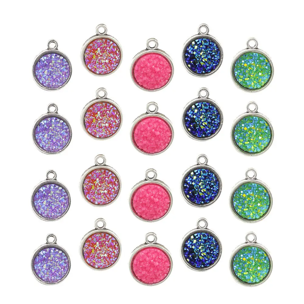 

30 шт. подвесок в стиле Млечный Путь, из высококачественного сплава и смолы, декоративные элементы для изготовления ожерелий, браслетов и подвесок своими руками