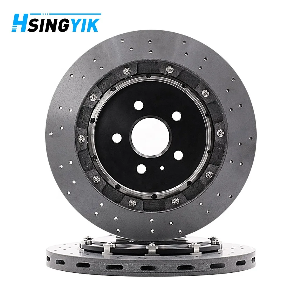 Modified Kit Rear Front Carbon Fiber Ceramic Brake Disc Rotor for Chevrolet Camaro Zl1 GT4 380MM