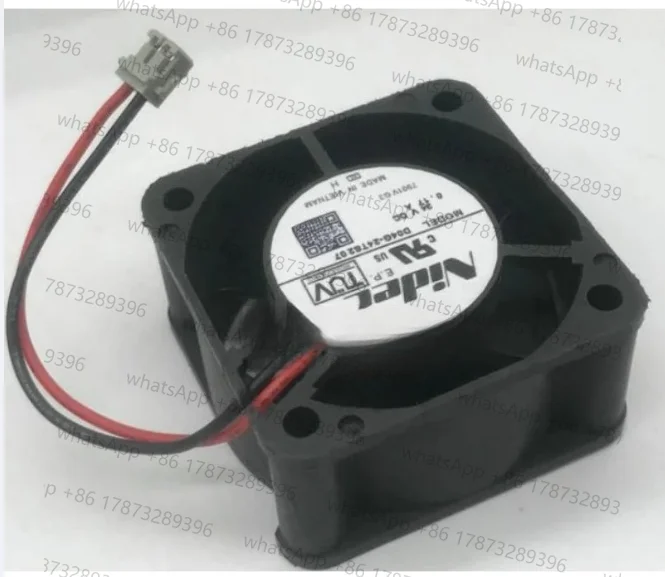 Original CPU Cooler Fan for Nidec 4020 D04G-24TS2 07 DC 24V 0.17A Frequency Converter Fan 40 * 20 * 20MM