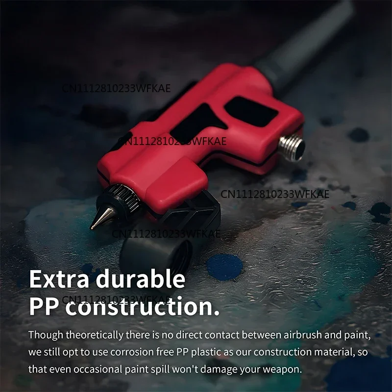 Dspiae PT-AB Wash-free Airbrush With Marker Rack For Gundam Scale Model Painting Tools Quick Paint Change Hobby DIY Craft Tools - view 5
