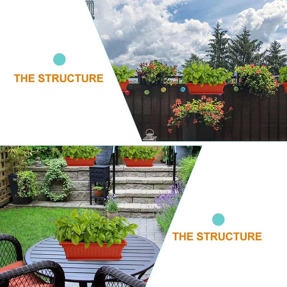 

Plastic Planting Basins For Vegetables Flower Beds Garden Flower Pots Household Plant Container Planter