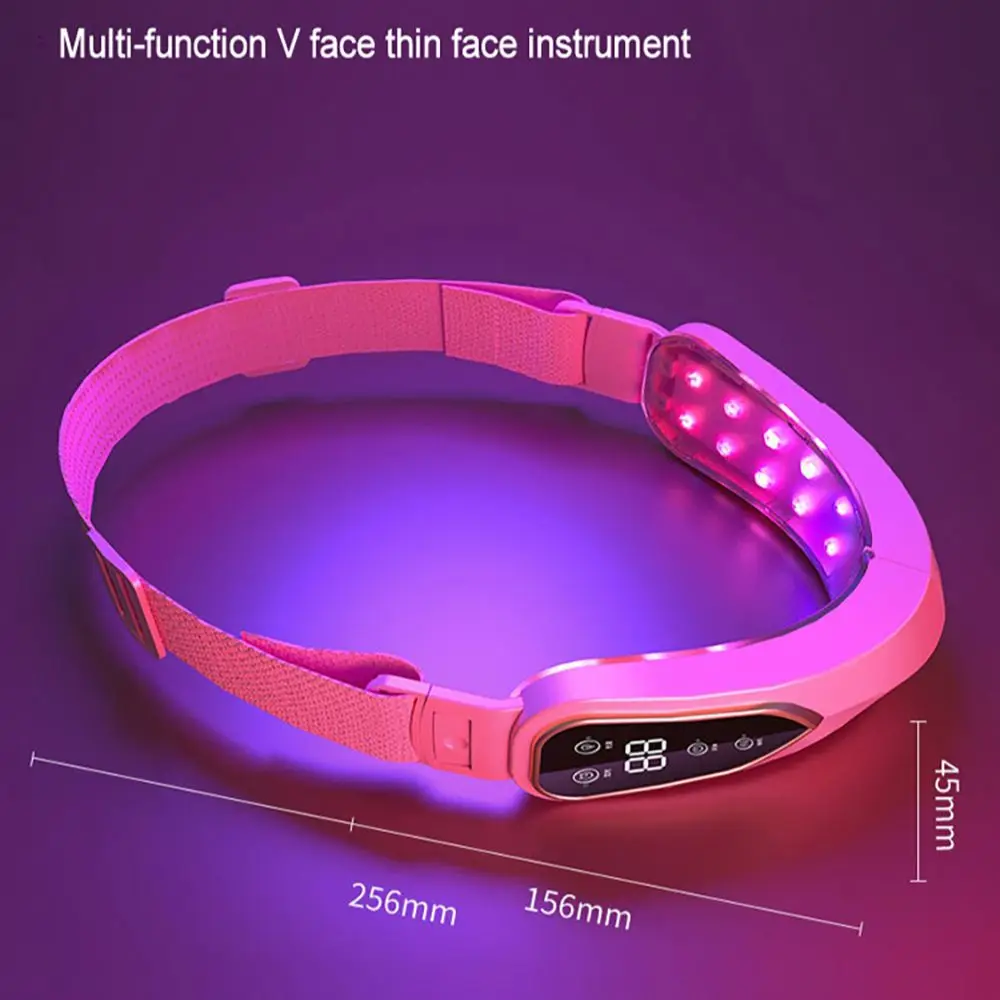 Urządzenie do podnoszenia twarzy Led Photon Therapy Wyszczuplający masażer wibracyjny do twarzy Podwójny podbródek V Maszyna do podnoszenia policzków w kształcie twarzy