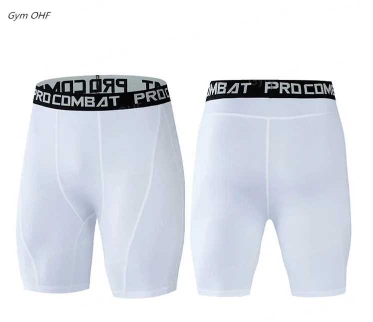 الرجال كمال الاجسام السراويل اللياقة البدنية تجريب Inseam رياضة الكلسون الذكور العضلات على قيد الحياة مطاطا ضغط الجوارب نحيل Leggins Hombre