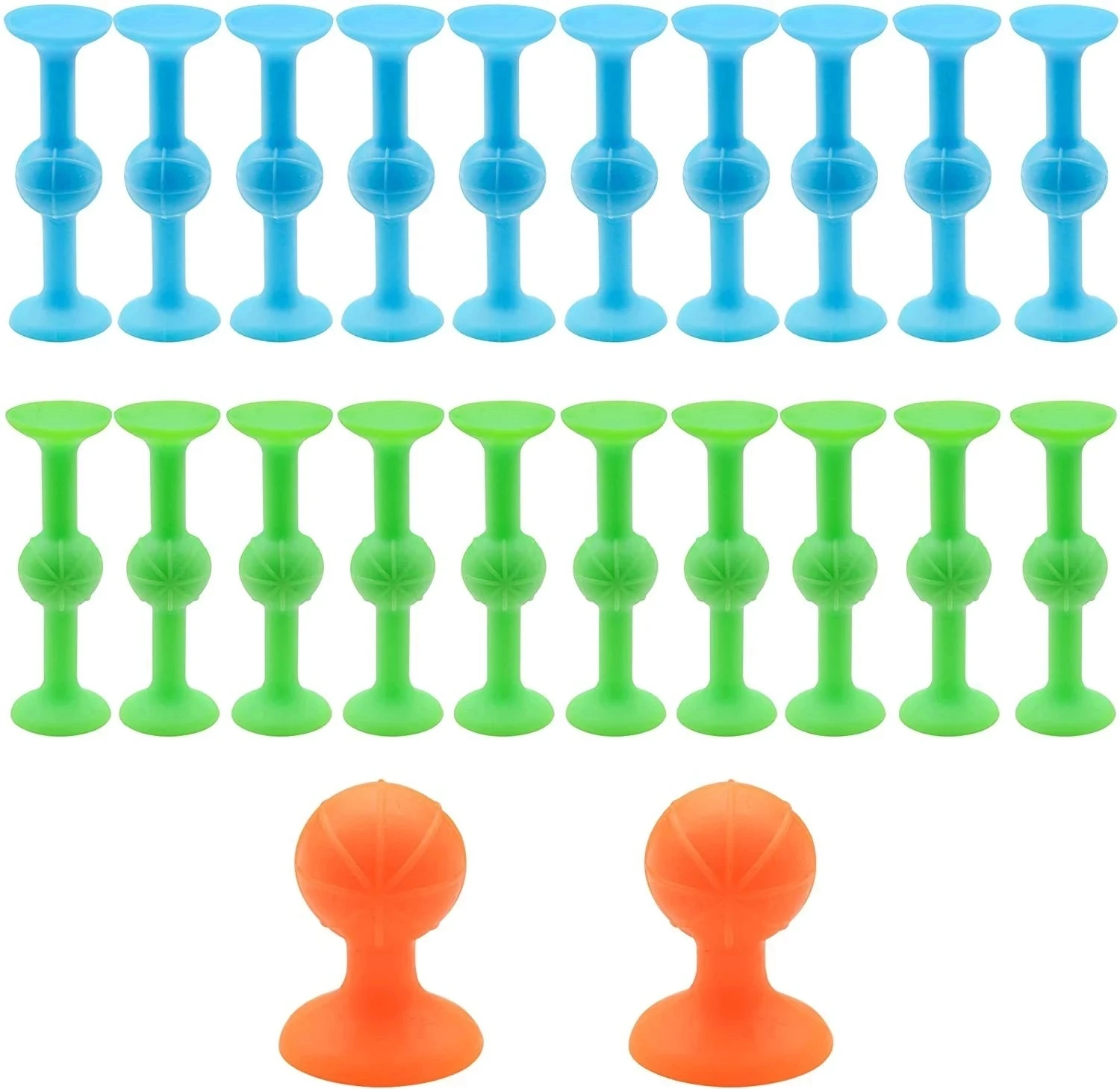 Оригинальный Игровой Набор (синий и зеленый)-игрушка-фиджет на присоске для использования внутри помещений и на улице