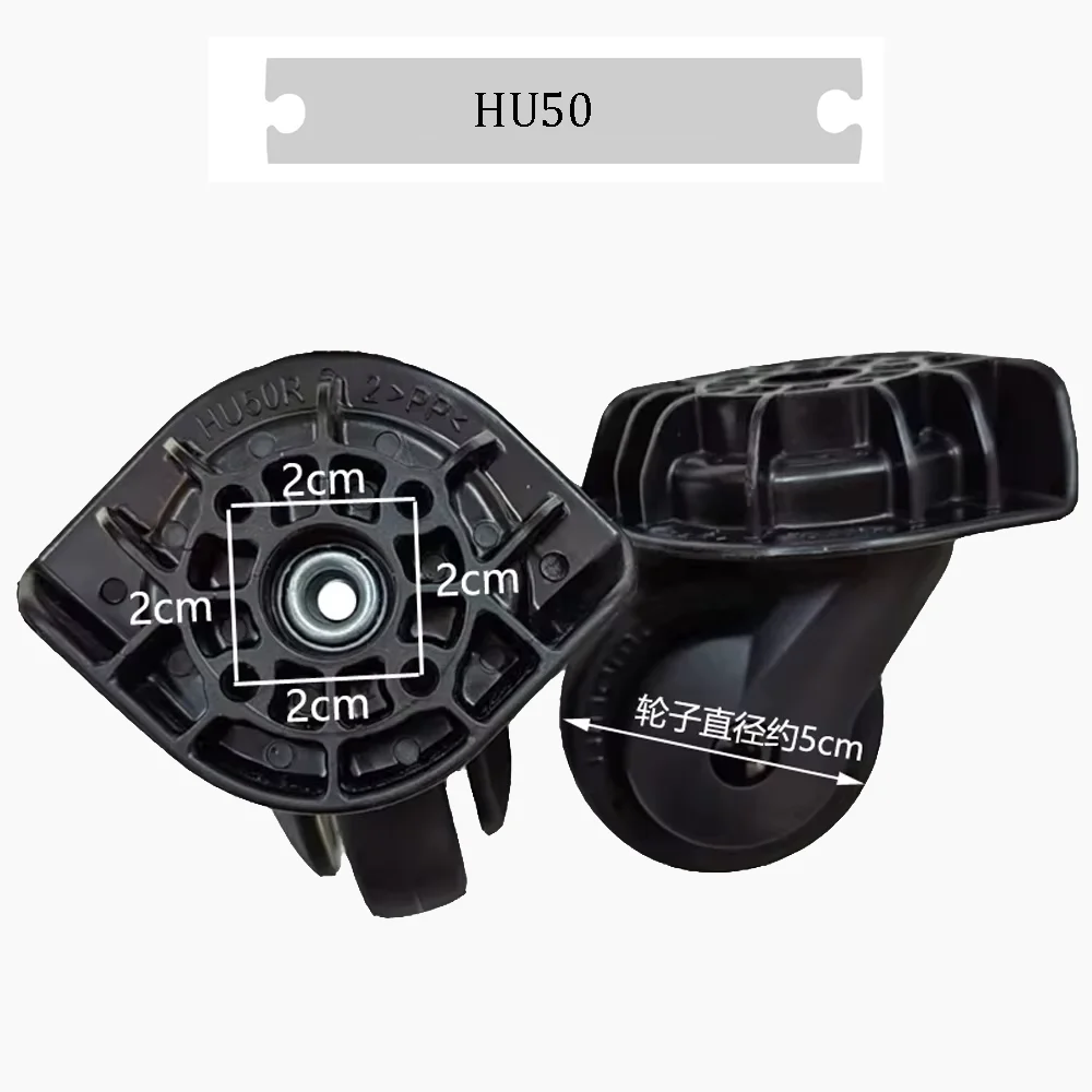 Suitable For HINOMOTO HU50 Universal Suitcase Swivel Caster Set - 360° Spin Anti-Slip Rubber Heavy Load Design For All Travel