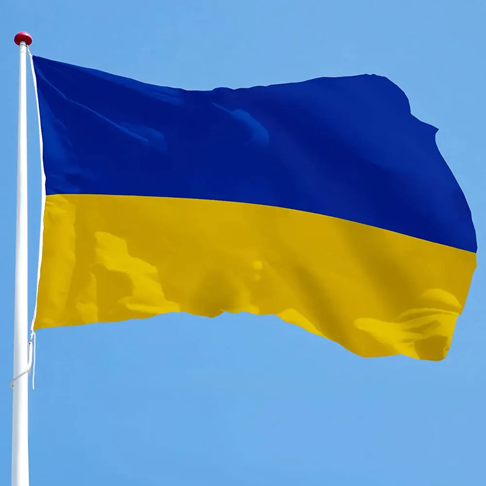 Large Ukraine Flag Blue Yellow National Flag No Flagpole Home Office Activity Parade Festival