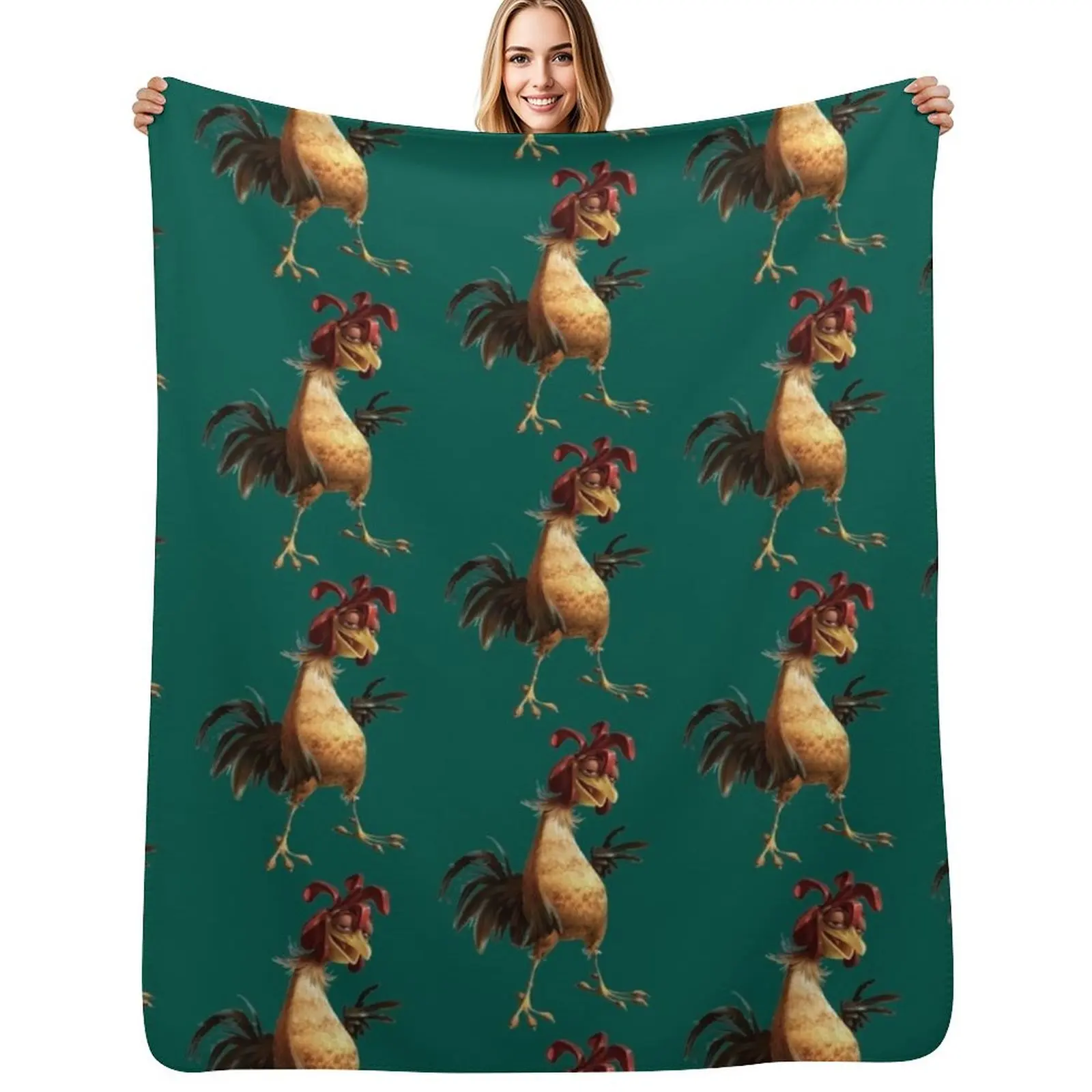 Chicken Joe Throw Blanket blankets and throws Decorative Beds Bed linens Flannel decorative Furry Blankets