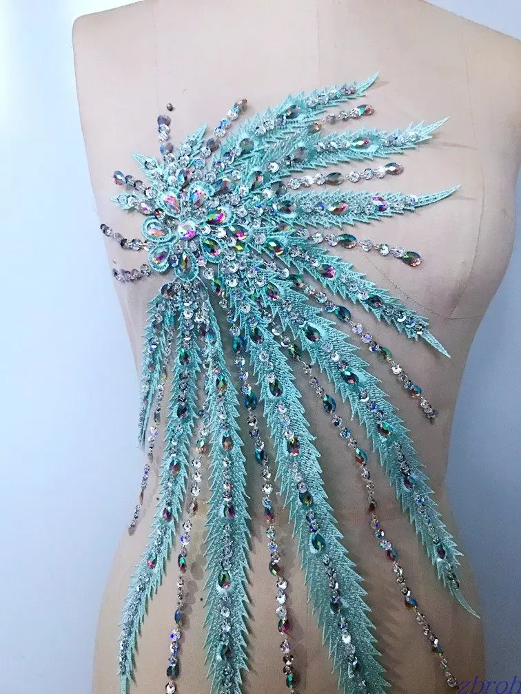 

Ткань для вышивки бисером и пайетками, декор для вечерних платьев, рукоделие, аппликации, бисероплетение, украшение одежды