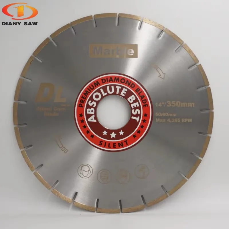 Groothandel 14 "/350mm Marmer Diamant Zaagbladen Nat Slient Marmer Snijden Zaagbladen Diamant Schijven Gereedschap