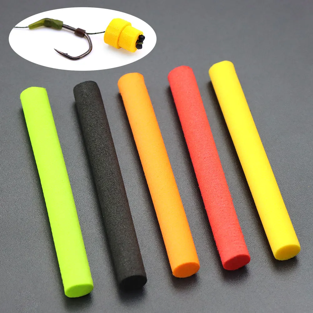 5 pçs pesca da carpa zig rig espuma varas 6/8mm pop up isca de pesca boilies para método alimentador pesca carpa rig acessórios enfrentar